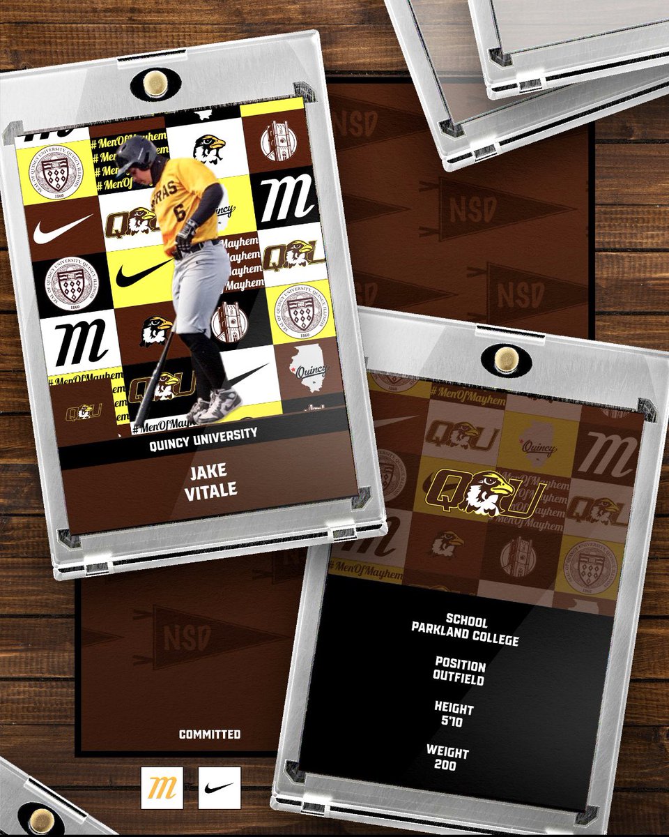 Jake Vitale (@jakewilliamvita) on Twitter photo I am excited to announce my commitment to Quincy University to continue my baseball career! Special thank you to my family, teammates and coaches for supporting my journey so far. #MenOfMayhem <a href="/mattshiz13/">Matt Schissel</a> <a href="/CPurcell_97/">Chandler Purcell</a> <a href="/Cobra_Baseball/">Parkland Baseball</a> @Silkwood_PC @SONofaPYCH I am excited to announce my commitment to Quincy University to continue my baseball career! Special thank you to my family, teammates and coaches for supporting my journey so far. #MenOfMayhem <a href="/mattshiz13/">Matt Schissel</a> <a href="/CPurcell_97/">Chandler Purcell</a> <a href="/Cobra_Baseball/">Parkland Baseball</a> @Silkwood_PC @SONofaPYCH