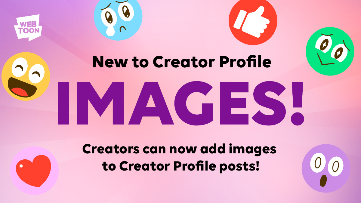 webtooncanvas's tweet photo. 🌟 NEW CREATOR PROFILE FEATURE 🌟

We know y'all have been looking forward to this one creators ... IMAGES ARE HERE! 

Read more ➡️ https://t.co/itrgu1NbnY https://t.co/zAZj5QrZ5V