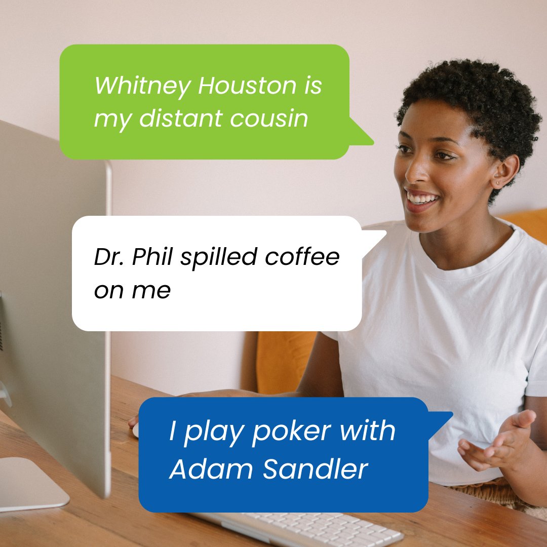 Distance is no longer a barrier to staying connected! 

Get creative keeping your remote team's spirit alive. One classic game that you can easily adapt to is 'Two Truths and a Lie'.

Not only will this game break the ice, but it will also bring a smile to everyone's face!