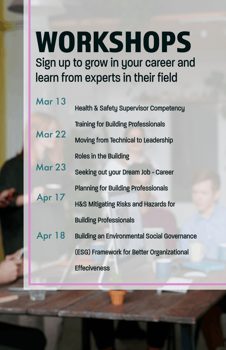 amfmconsulting's tweet photo. Join us and discover unique workshops designed to advance your learner experience further. Build new skills in various topics, and create a solid foundation to grow your career. 

Please find out more about our workshops here: https://t.co/VfXnKnQOmK https://t.co/XJKM779jqF