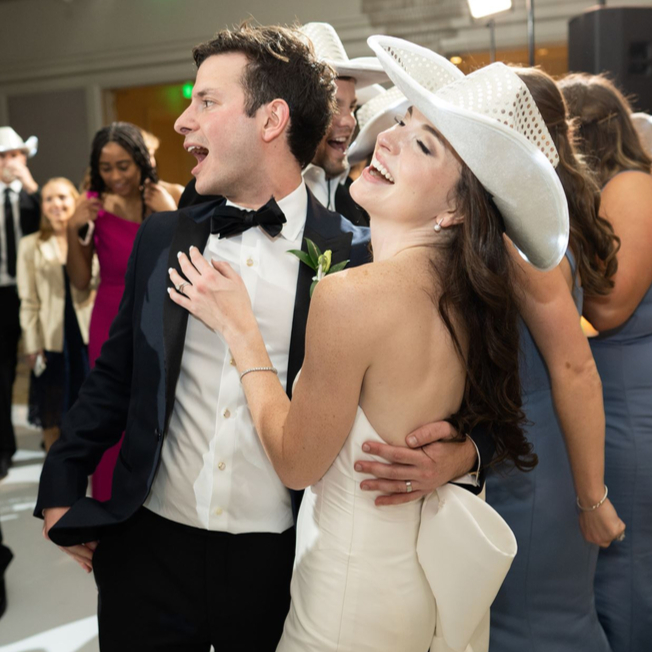 Kicking up our boots and dancing into forever! Celebrating love, Texas-style. Happy Go Texan Day 🤠💃💍 #WeddingDanceFloor #GoTexanDay #TwoSteppingTowardForever @sarahsloverbrown