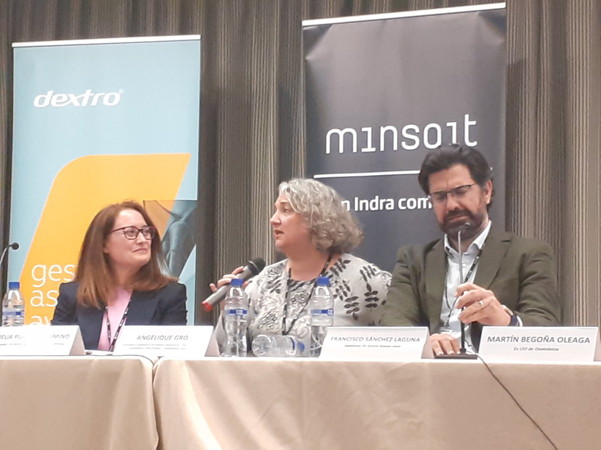 #AVISAJTXIII de <a href="/AVISACV/">AVISA</a>  Mesa sobre futuros SSII sanitarios 
- Angelique Groh, IbSalut: "os necesitamos" [a los informáticos] "debéis tener el mismo protagonismo que un gestor sanitario", "necesitáis mejor valoración en el mu do sanitario"
