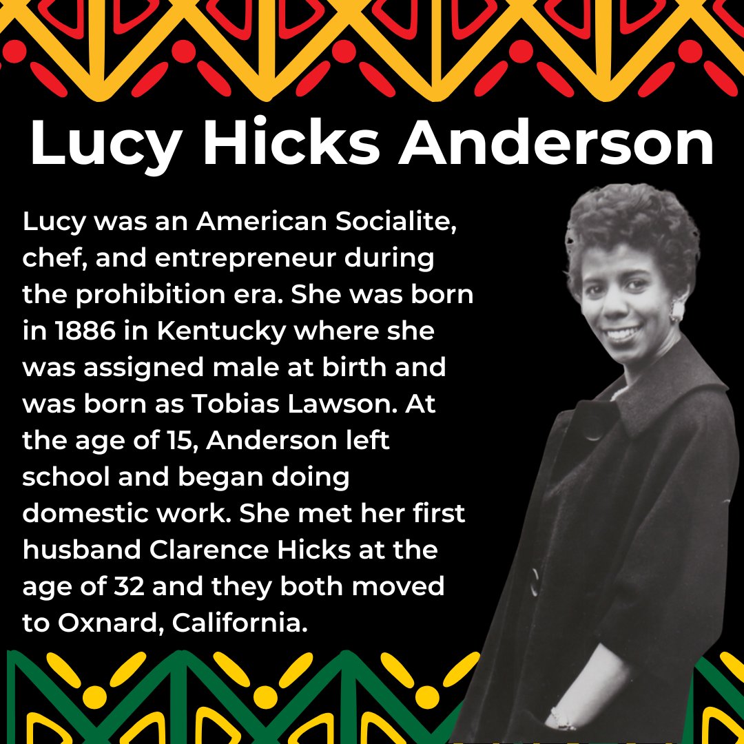 Happy Friday Dolphins! Today we would like to honor and remember Lucy Hicks Anderson! #BlackHistory #TheIslands_CSUCI #MyMDC #LucyHicksAnderson