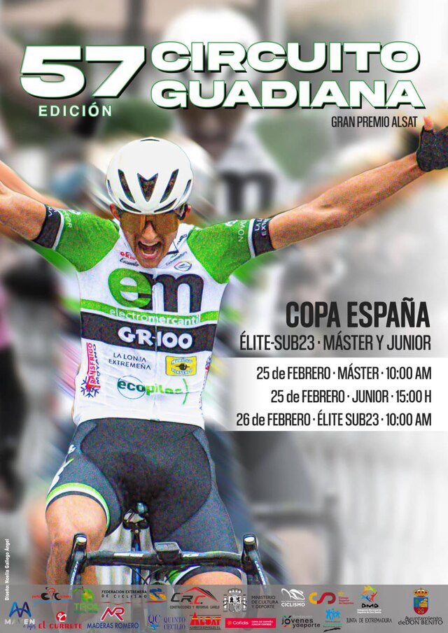 Empieza #copaespañaelitesub23 con la tradicional prueba inaugural con el <a href="/circuitoguadia/">Circuito Guadiana</a> 
Viacheslav Ivanov @slavaivanovv 
 Sergey Malnev @serejkaaaaaaa 
 Aleix Saumell <a href="/saumell88/">Saumell</a> 
 Eloi Salas @elopro02 
 Pol Mulet @polmulet__ 
 Arnau Garcia <a href="/arnaugarcix/">Arnau Garcia Sanchez</a> 
 Joel Romero @joel_rf__