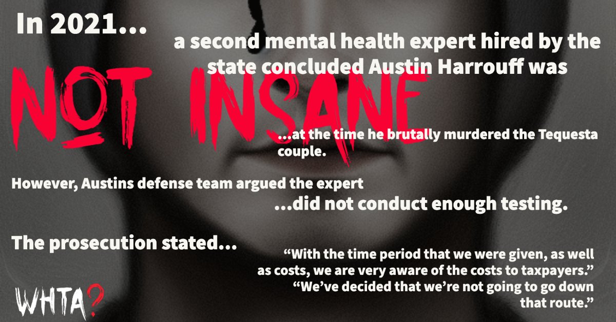 whtadoc's tweet photo. Why even conduct a 2nd evaluation if you're not going to test adequetly?
Did the state do it's do dillegence in preparing for prosecution?

What do you think? 
 
@TCPalm  
https://t.co/6e63Fbfh43

#whta #whtadoc #austinharrouff #truecrime #documentary https://t.co/3msH9znXxm