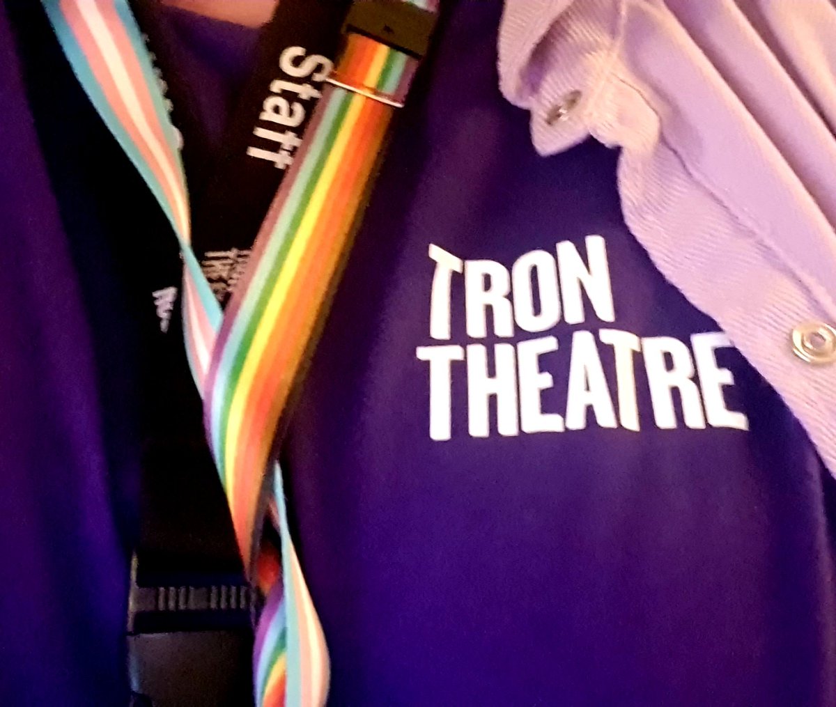 Lovely to spend the morning at @BishopbriggsAC with @TronTheatre for their #Careers event, especially since it was also #PurpleFriday @LGBTYS! Thanks for having us! 
#YouthArts #ArtsCareers #DYW #CreativeIndustries #Creativity #JobsInTheArts