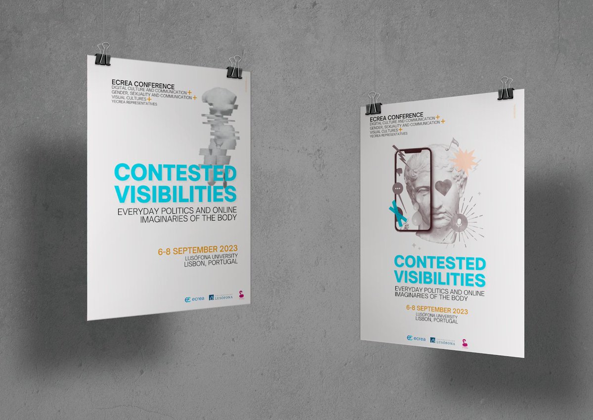 #CFP 
We are proud to announce the conference "Contested Visibilities: Everyday politics and online imaginaries of the body", co-organised by the Digital Culture and Communication, @GSC_ECREA and Visual Cultures sections and their YECREA representatives.