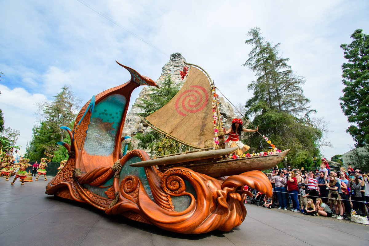 ScottGustin's tweet photo. The Magic Happens parade is scheduled to make its official return to Disneyland Park later today. The showtimes are 3:30 p.m. and 6:30 p.m. 

Bring a poncho (or two). https://t.co/pfALq6hmfe