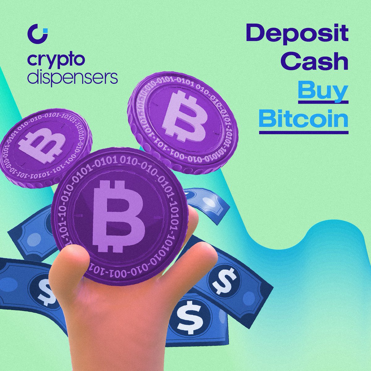 cryptodispenser's tweet image. Safeguard your money from inflation and take control of your finances with Crypto Dispensers. Our 60 Bitcoin ATMs available nationwide 📍 and #CDReload service at 16k+ retail locations🏪make buying #Bitcoin easy and convenient. #DepositCash #BuyBitcoin #BitcoinATMNearMe