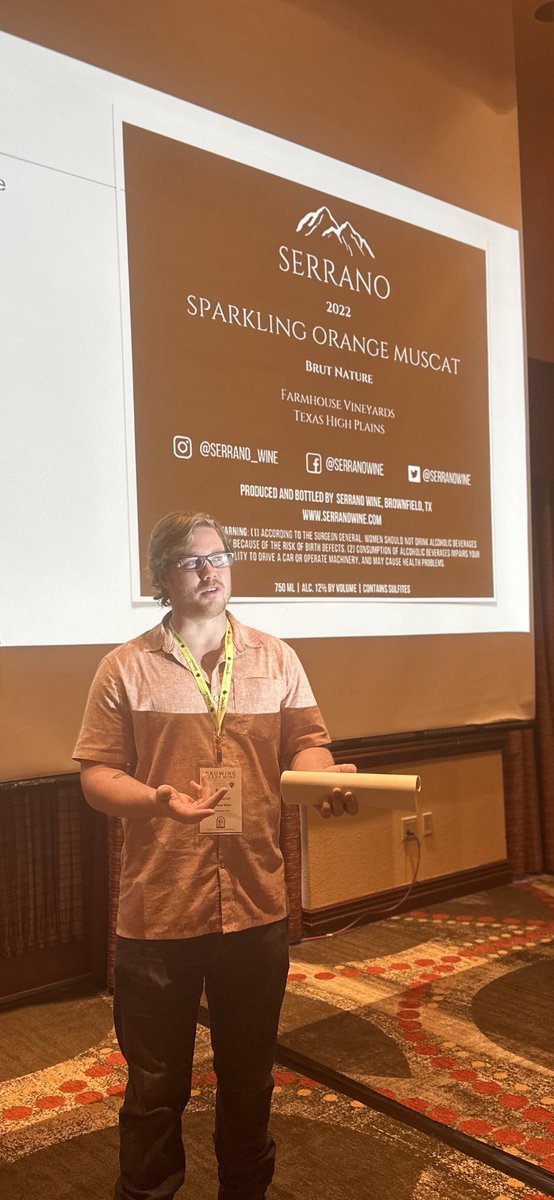 Just call him Brice of all trades! I want to give a shout-out to my partner in life and wine. This week, he gave a presentation on social media strategy at the TWGGA wine conference and knocked it out of the park. Winemaking, to presenting wine, to chugging wine from the bottle