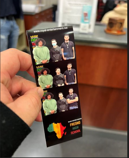 Come by the library at lunch TODAY for our Black History Month Festivities: mini-maker cultural bracelets, food sampling, book &amp; button giveaway and photo booth!