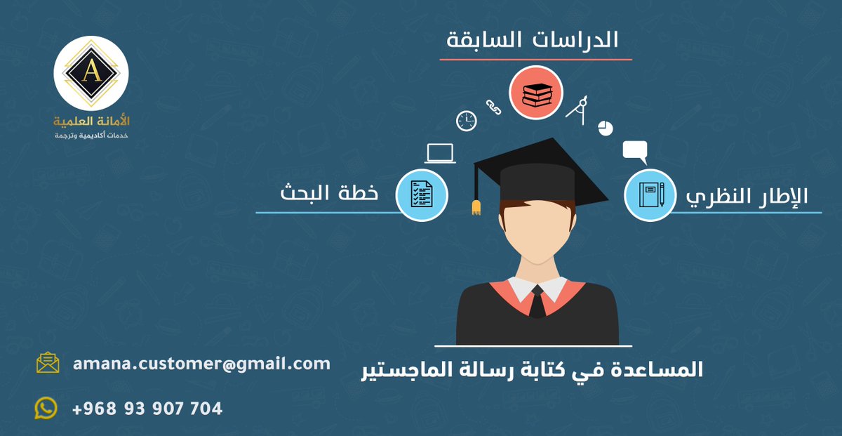 SstudentHelp's tweet image. الإطار النظري من أفضل الخدمات التي نقدمها وتشمل:
✅️ تقرير فحص السرقة الأدبية 
✅ تلخيص دراسات سابقة 
✅️إمكانية التعديل على الإطار النظري
اطلب الخدمة الآن✉
wa.me/96893907704
#جامعة_الملك_عبدالله
#كلية_مزون
⚱