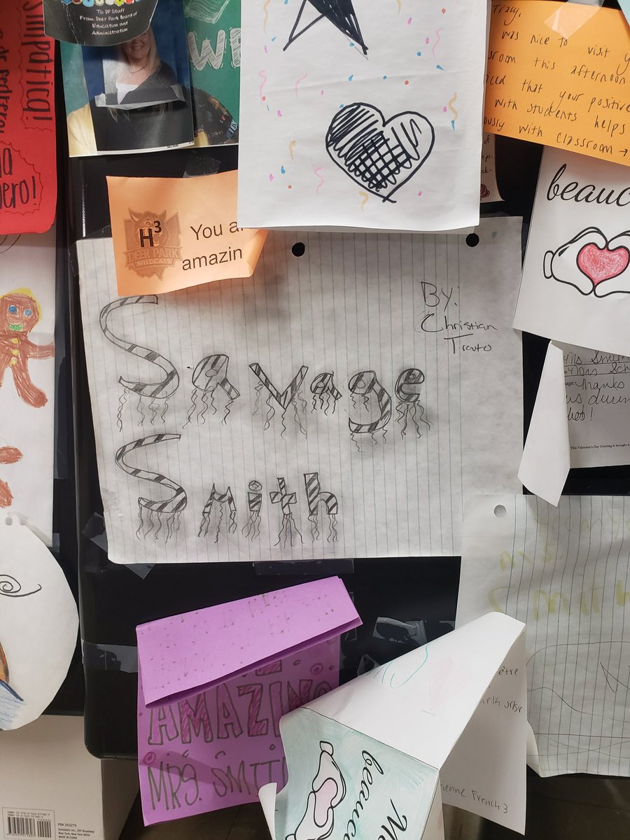 DPsmithteach's tweet image. That day when an DPHS alumni turns his 8th grade doodle into wearable art for his former teacher!❤