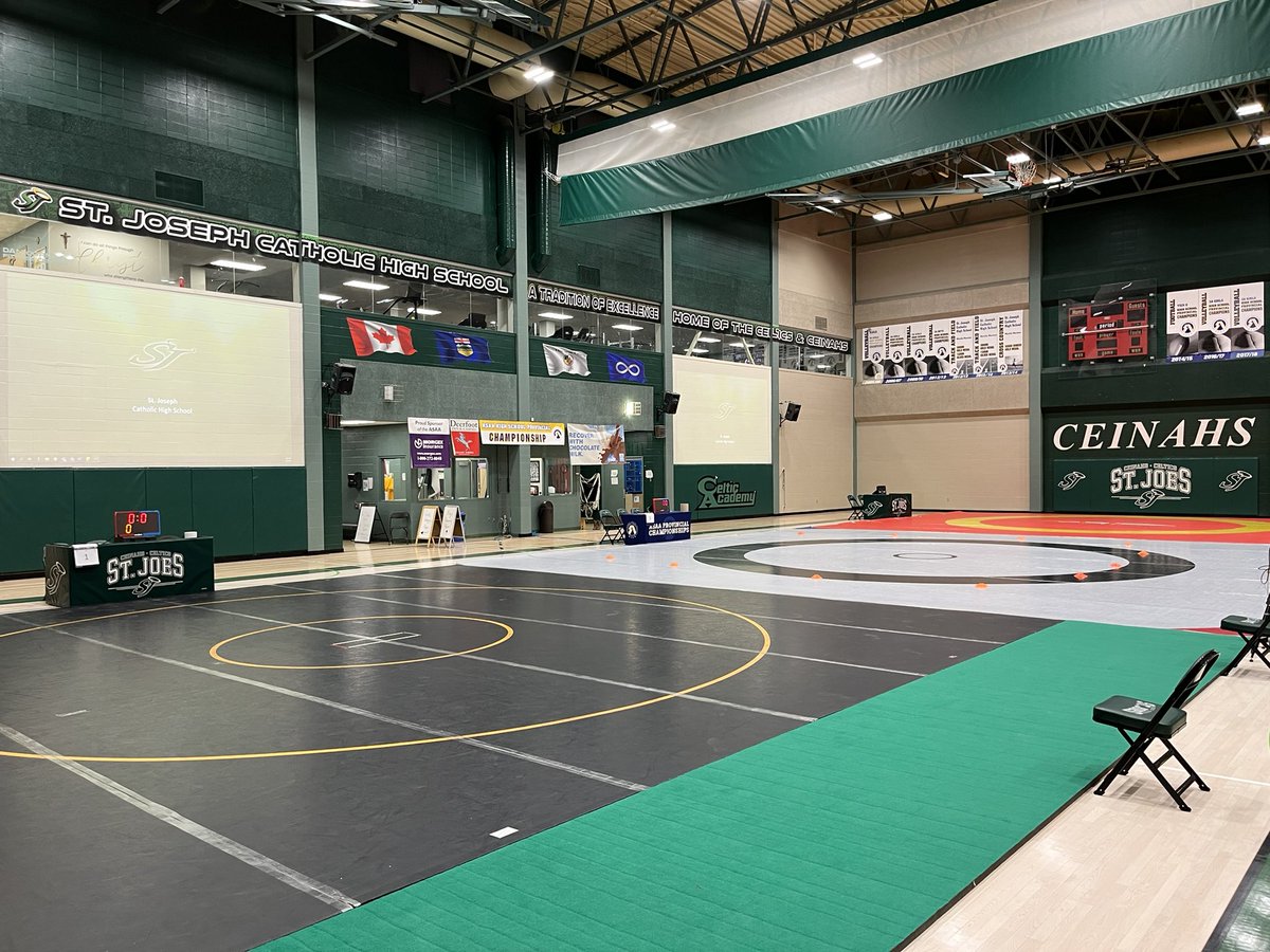 robertlevy05's tweet photo. @ASAA everything set and ready to go for rural 2023 Provincials. @StJoesCHS https://t.co/r4jg8NIFMy