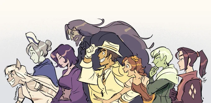 HAPPY RELEASE DAY TO OCTOPATH TRAVELER 2!!!!happy gaming!! I hope everyone has a wonderful start to all their journeys #OctopathTraveler2 #オクトラ2 