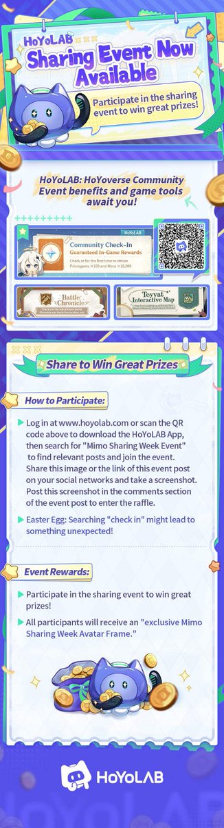 LifeGoalBeHappy's tweet photo. Another awesome giveaway for #genshinimpact by #hoyolab may fortune favor you and me.
https://t.co/HcOgWVCL8W https://t.co/vN0xl1p1cJ