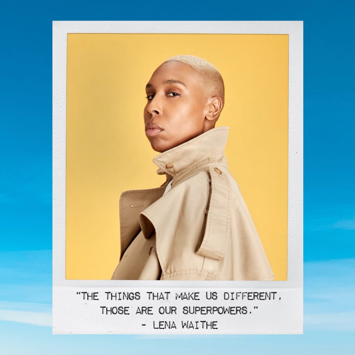 Daily reminder - embrace your superpowers and find your inner superhero. 💫 Thank you #LenaWaithe for these encouraging words.

#paladinocasting
