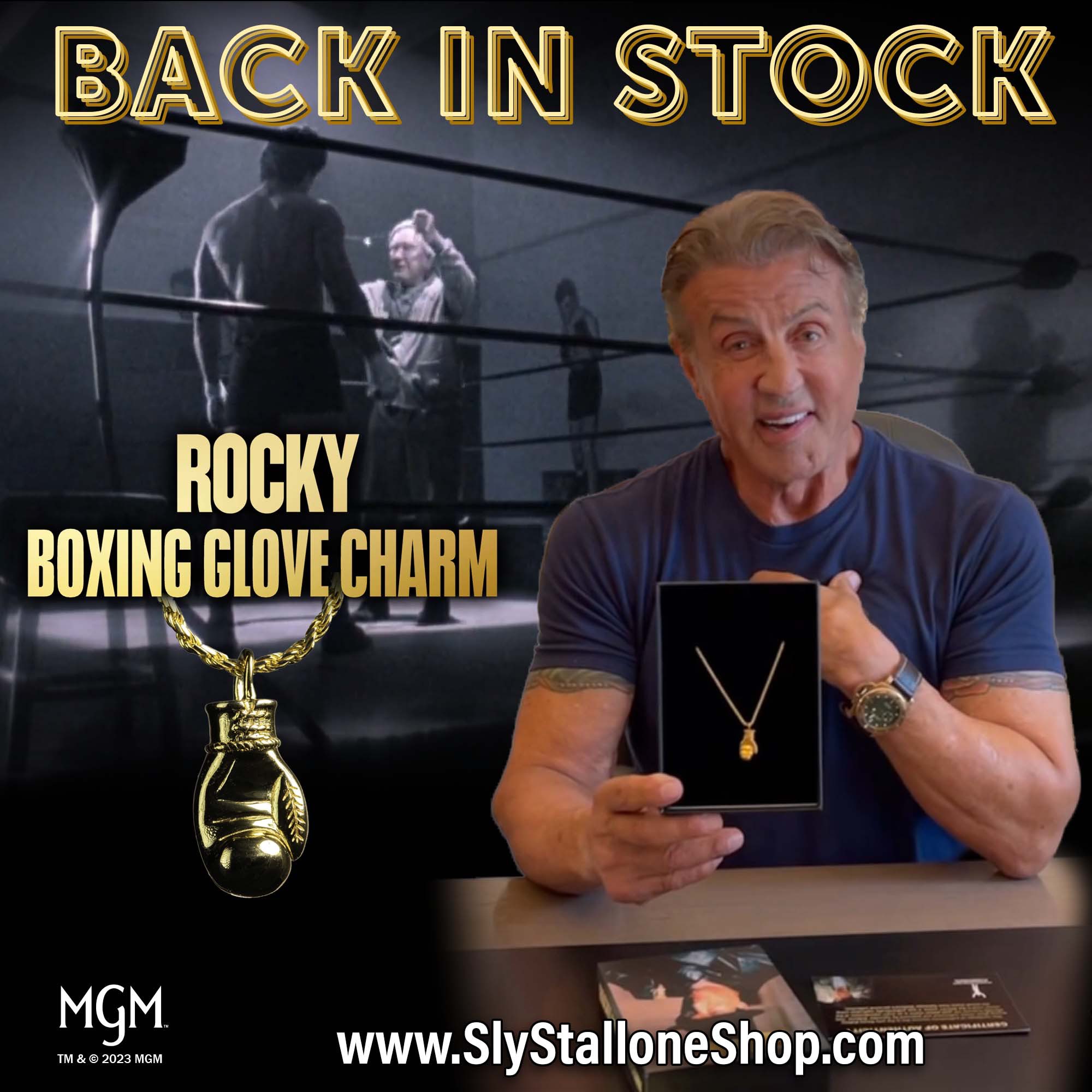 Sylvester Stallone Is Selling Rocky Balboa Boxing Gloves