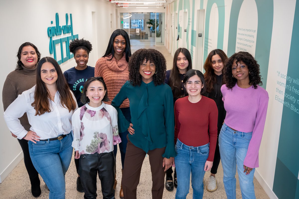 I was so energized to engage with our <a href="/GirlsWhoCode/">Girls Who Code</a> community––including members of our first ever Alumni Council––in advance of our CodeFair celebration!  These young women are dynamic, thoughtful, accomplished and kind, among too many attributes I could list to describe them.