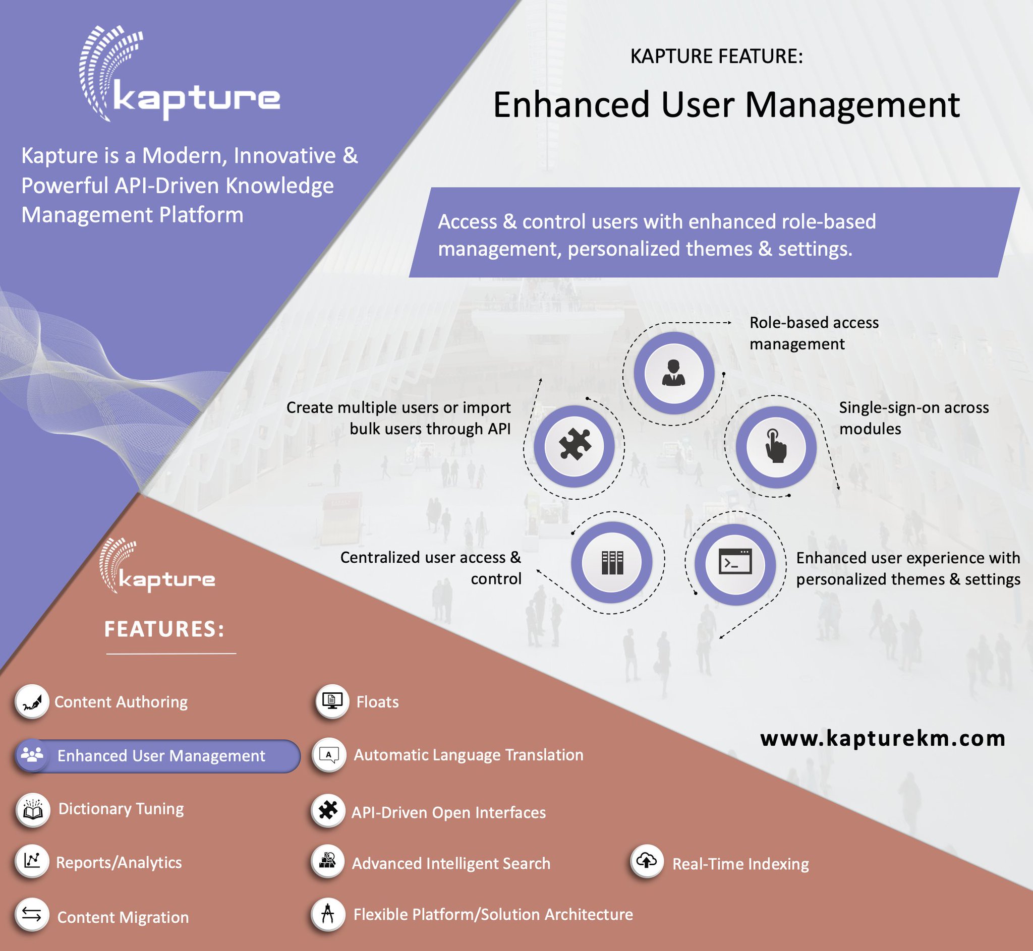 Kapture on Twitter "kapture_km's Enhanced User Management feature