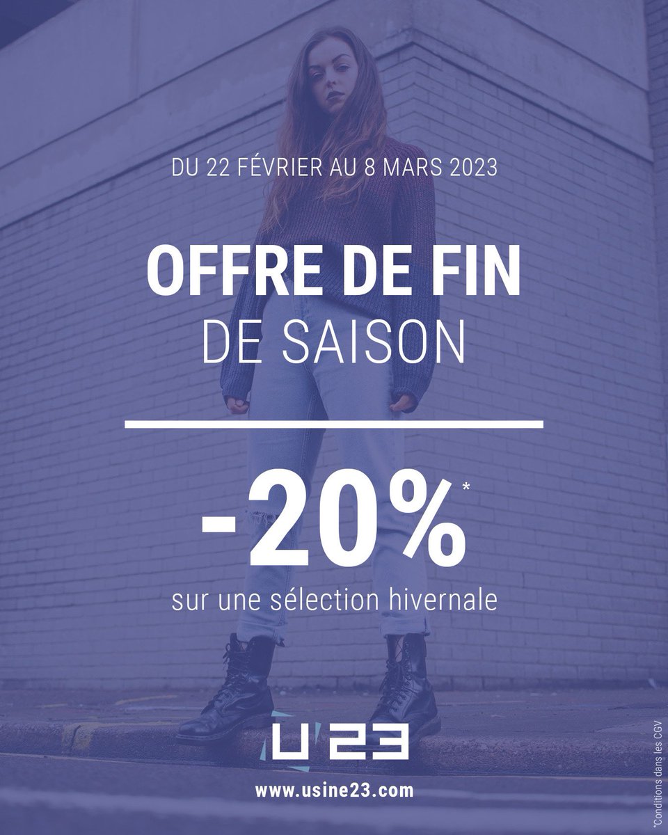Usine23's tweet photo. || offre de fin de saison || 👢 https://t.co/P190vxQclW