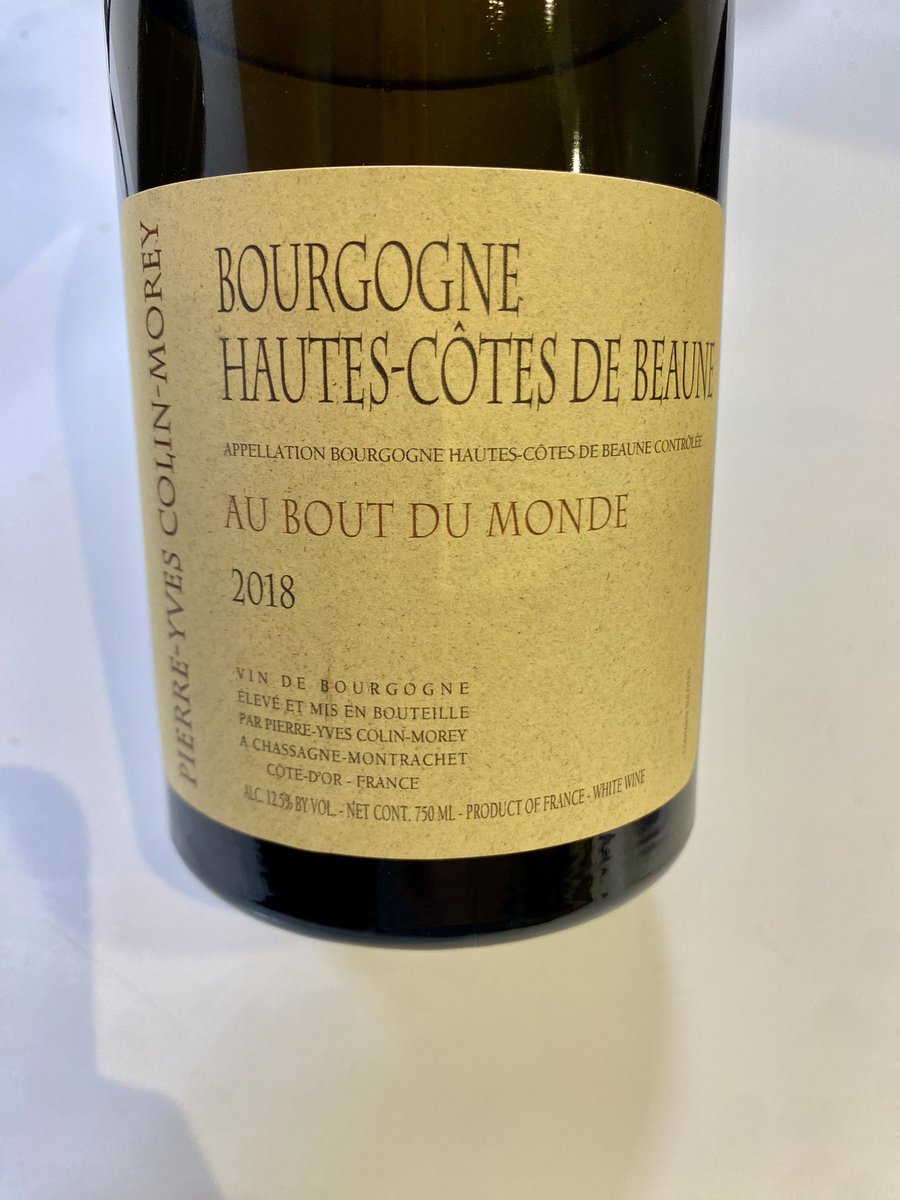 Masterofwhine's tweet photo. The FIRST 2018 white Burgundy I haven’t hated… 🙌🏻 #PYCM mineral, taut, lean. Finally. https://t.co/hm1CDfhNjy