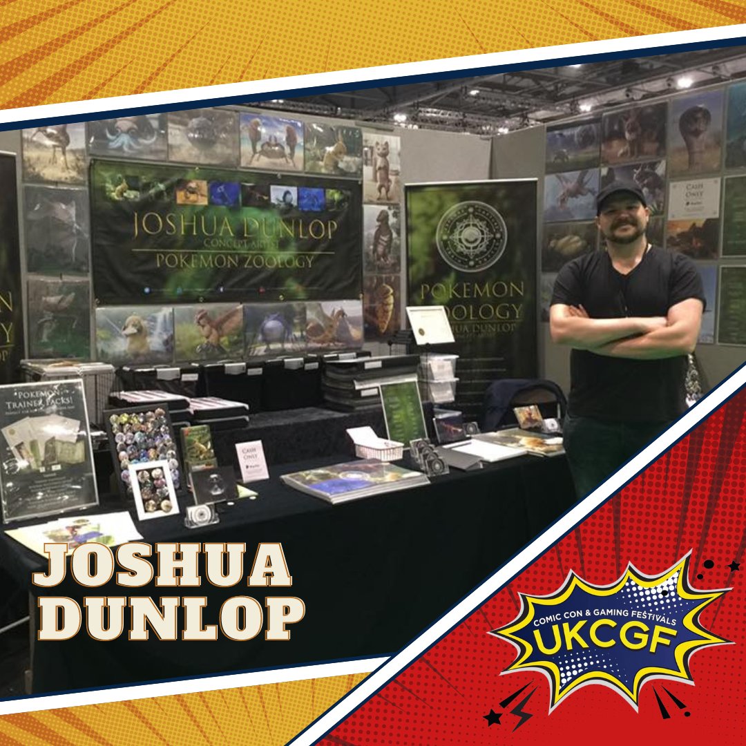 Pleased to announce guest Joshua Dunlop will be joining us on the UKCGF TOUR in Exeter both dates, Bristol 18th March, Plymouth 13th May, Somerset 23rd Sept and Truro Cornwall 29th/30th July #artist #pokemon