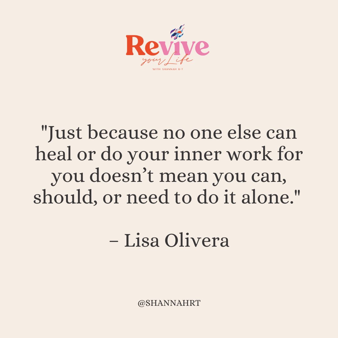 ShannahRT's tweet image. Just because it is your personal journey doesn't mean you must go on it alone. I am here to help you ❤️
Schedule a free 30-minute consultation with me today at the link in my bio. 

#ShannahRT #ReviveYourLife #Mentalhealth #holistichealing #Traumasurvivor #healing #mindbodyspirit