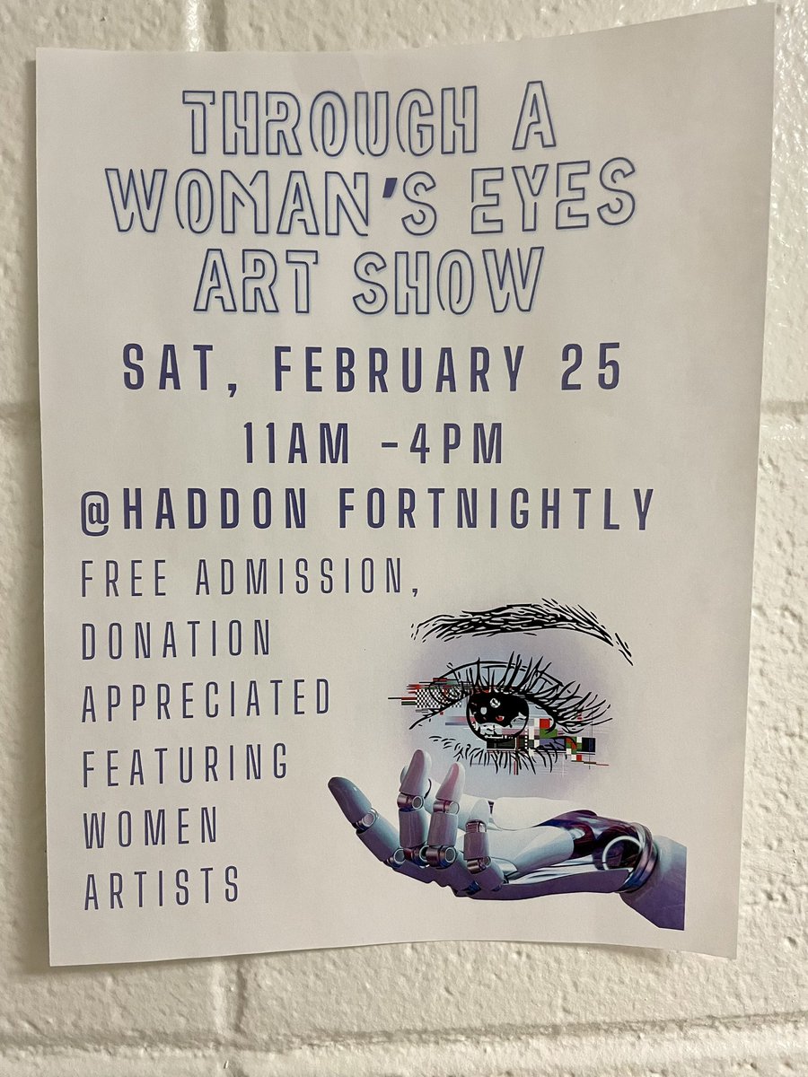 DBReader2016's tweet image. To anyone left on Twitter these days, please consider attending these two local events in @HaddonfieldNews @HaddonfieldHS this weekend 2/25 &amp;amp; 2/26