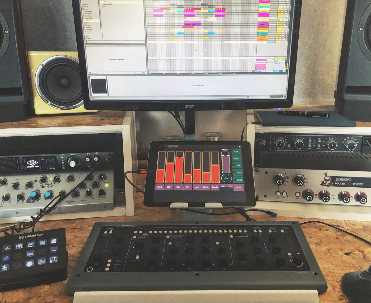 New mix control toy with <a href="/softube/">Yukihiko Torisu</a>'s console1. I was getting sick of using a mouse to eq stuff, so I thought I'd try this. So far, pretty incredible..
.
.
 #indieartist #independentartist #dosounds #onlinestudio #productiontips #production #music #studio #release #track #process