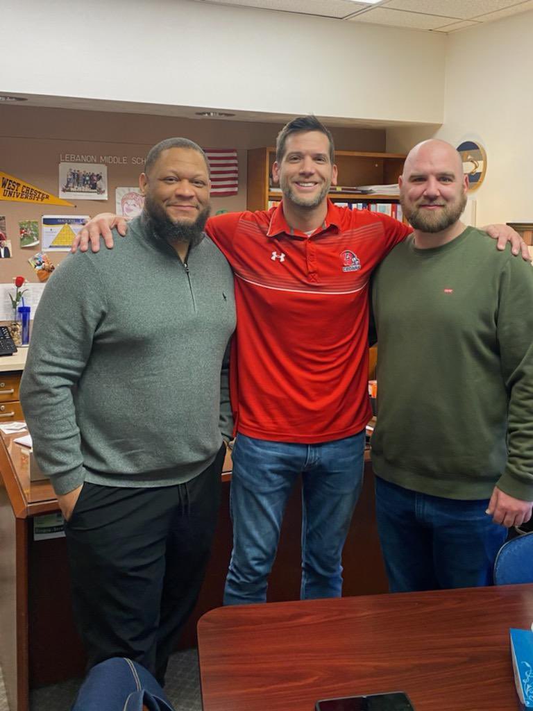 Appreciate my guys from C-Jay’s Drip stopping in and looking for ways to help our kids. Excited for the future. Thank you, Chuck & Chad!! #teammatesforlife #CedarPride #cultureofcommunityconnections