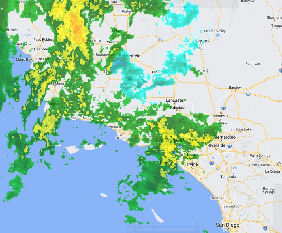 CorvisPartners's tweet image. Liquid sunshine for Southern California