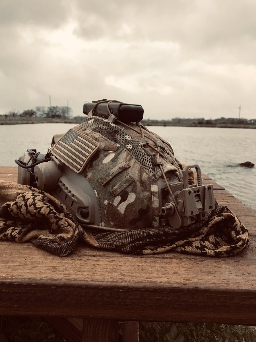 Admiral__dean's tweet photo. Helmet update, itโs almost finished. hope everyone is having a great day๐#helmet #helmetsetup #kit #broke #Ukraine #airsoft #Review https://t.co/rjeBsCUK0P