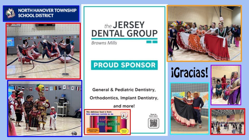THANK YOU to our sponsor @edwinerivera and <a href="/SonravaHealth/">Sonrava Health</a> for their generous contribution to our <a href="/NHTSCHOOLS/">North Hanover Schools</a> World Culture Festival! Your generosity was greatly appreciated! <a href="/wawryk_april/">April wawryk</a> <a href="/jtchoppa/">Teri Cioffi</a> <a href="/JasonJDanley/">𝕁𝕒𝕤𝕠𝕟 𝕁 𝔻𝕒𝕟𝕝𝕖𝕪</a> <a href="/DrPatersonCBL/">Dr. Gerald Paterson</a>