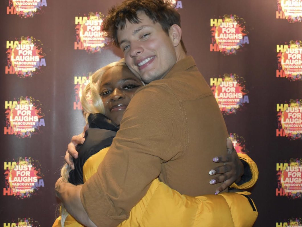 Annieselormey's tweet photo. Thank you @mattrife for stopping by Vancouver. Until next time 💛🖤 https://t.co/zZ4MwDdMXS