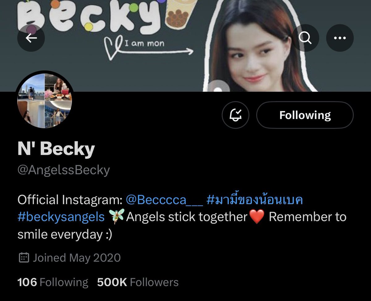nadknlr's tweet photo. BB reached half a million followers on Twitter! 🦦🌸✨
Congratulations Becky! 
We ❤️ you so much!
#Beckysangels #GAPtheseries #gapinterfans https://t.co/pSTFfQXYb7