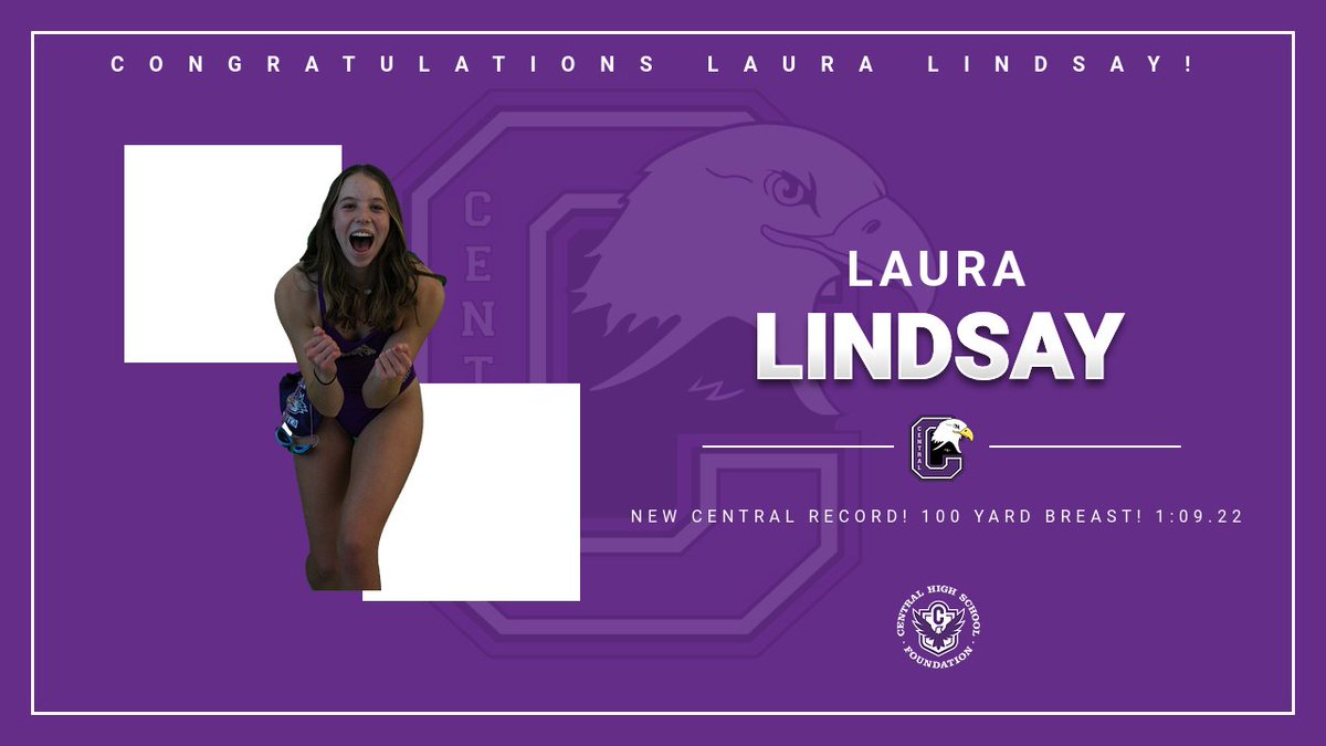 #CentralAthleticDepartment: It happened at State! Laura Lindsay sets a new <a href="/OPSCentralHigh/">Central High School</a> <a href="/CHSGirls_Swim/">CHS Girls Swimming & Diving</a> record in the 100 Yard Breast Stroke: 1:09.22! #OOOHAAAH #DowntownProud

Getting it done #TheCentralEagleWay!

chsathletics.net