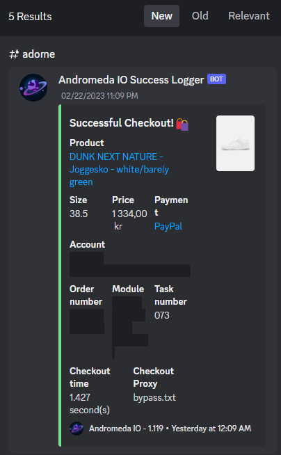 Friend needed pairs, np. Run bot 5 MIN hit next restock.