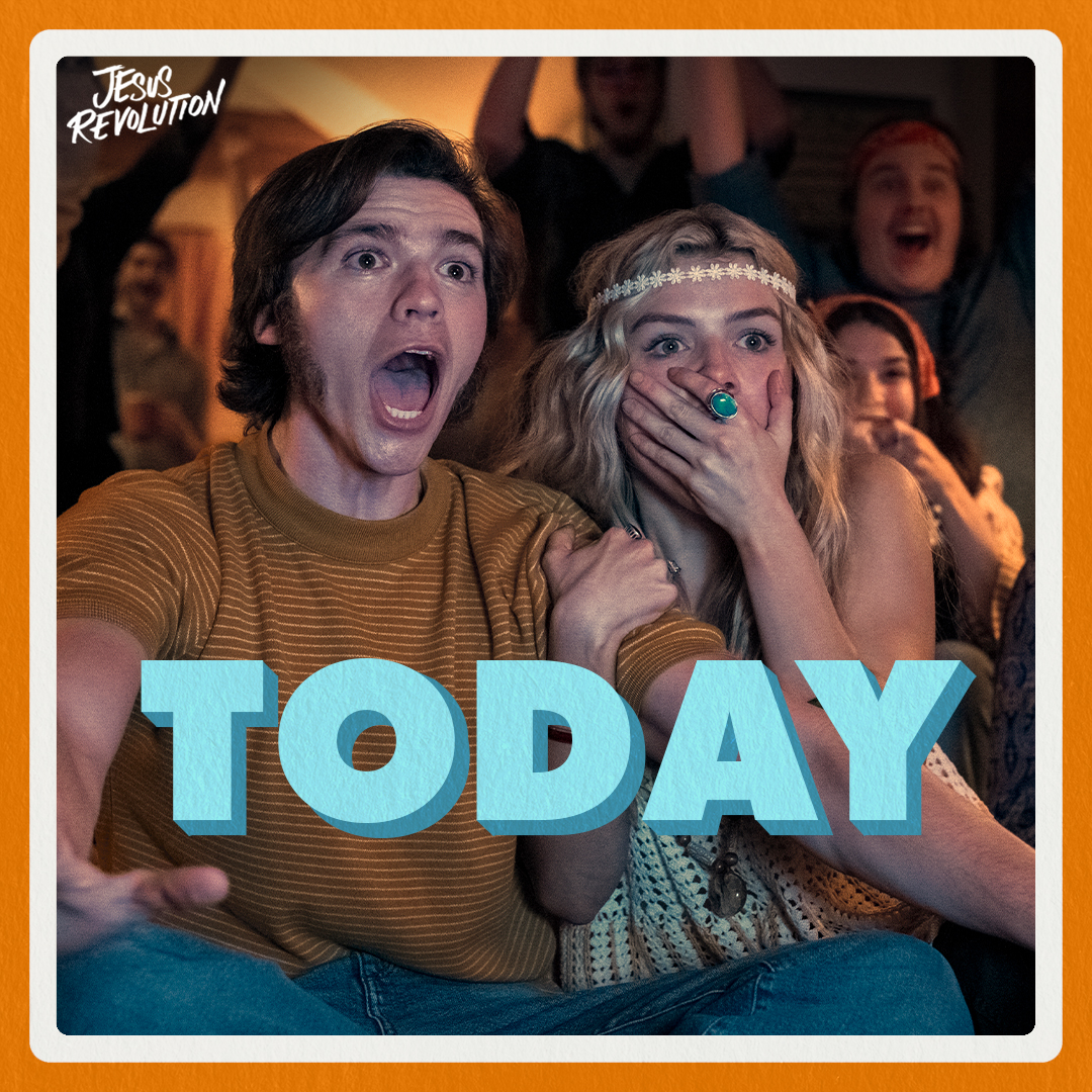 greglaurie's tweet photo. TODAY is the day! See you at the theaters this weekend for JESUS REVOLUTION!

#JesusRevolutionMovie https://t.co/mqUjd6MVTT