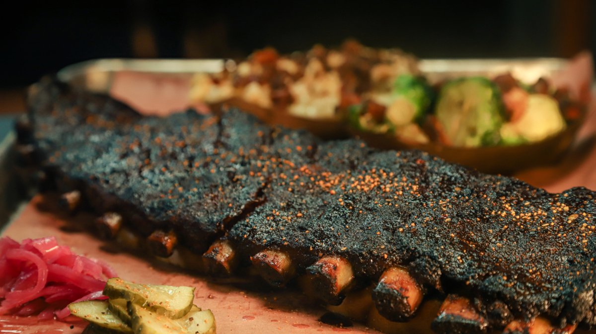 Come get your ribs at BEAST Craft BBQ! Our delicious spare ribs are cherry-smoked and seasoned with a special dry rub before being grilled and basted. You won't find better quality anywhere else! Get your rack of ribs today - we're serving until 8pm.