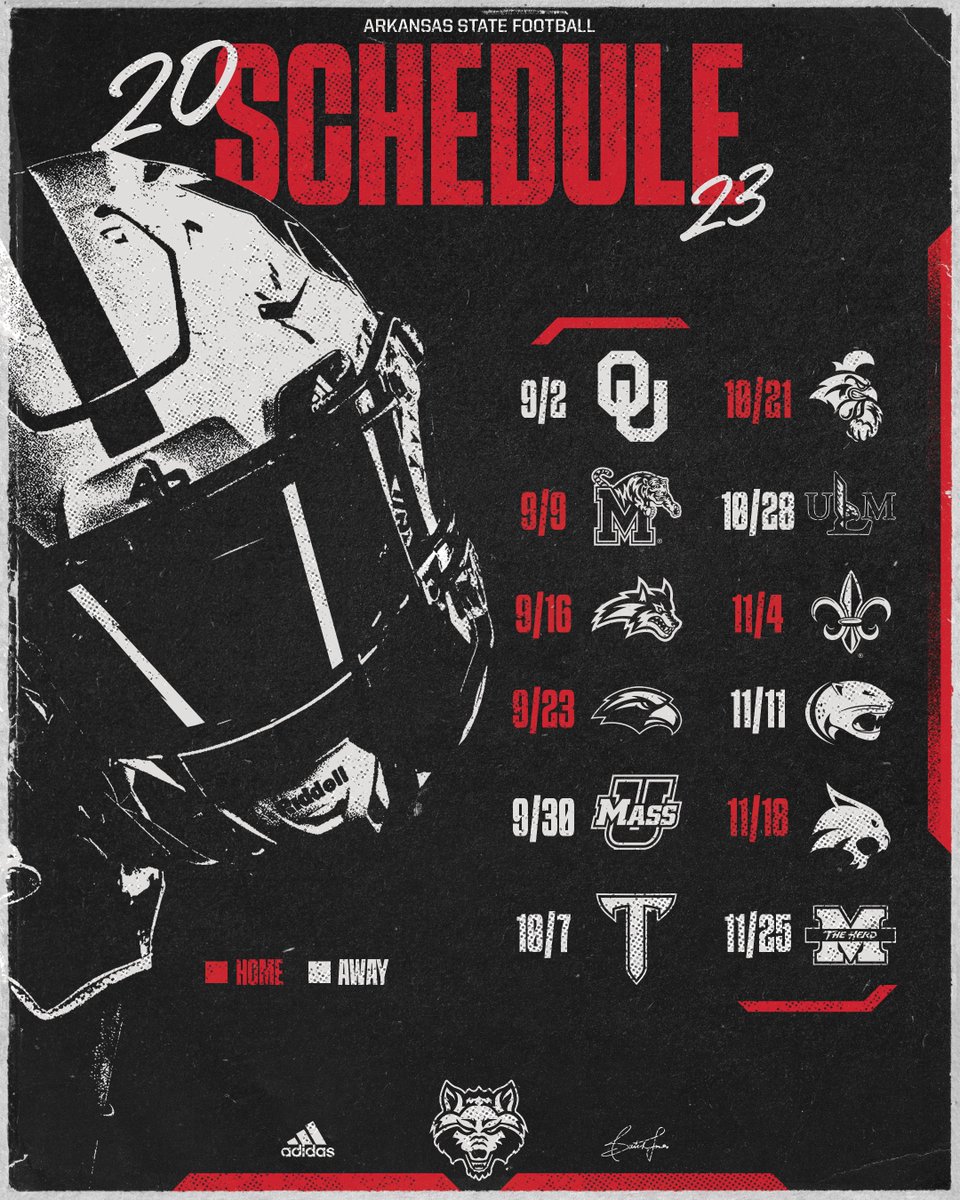 The 2023 schedule is 𝑯𝑬𝑹𝑬😤🐺

#WolvesUp x #ADifferentBreed