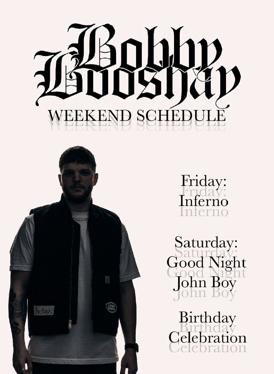 Bobby Booshay tweet media