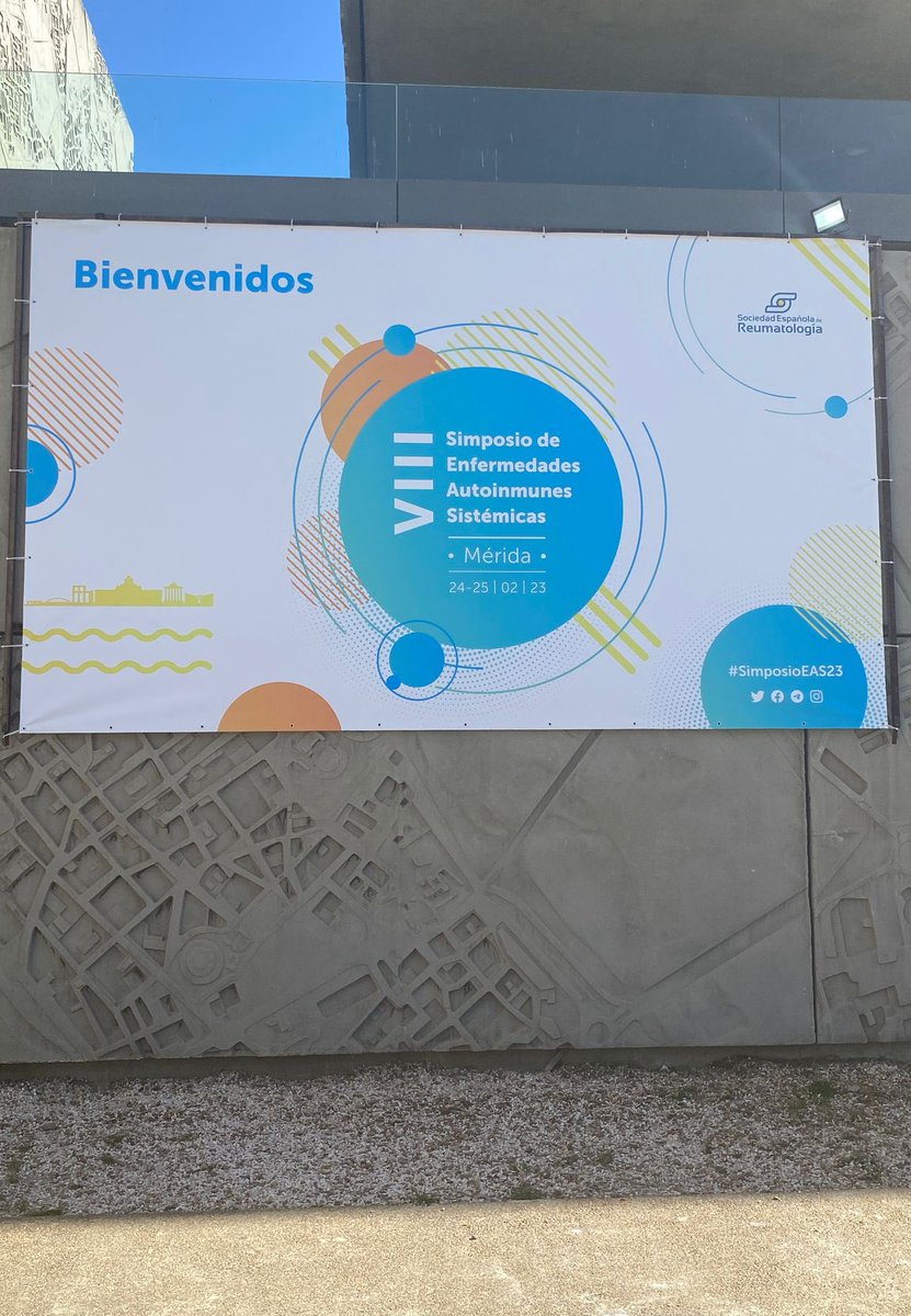 SMurcianaReuma's tweet photo. Hoy ha tenido lugar en el Palacio de Congresos de Mérida el primer día de VIII Simposio de Enfermedades Autoinmunes al que han asistido parte de los médicos residentes de reumatología de nuestra región. #SimposioEAS23 https://t.co/tV8F9FBJ7I