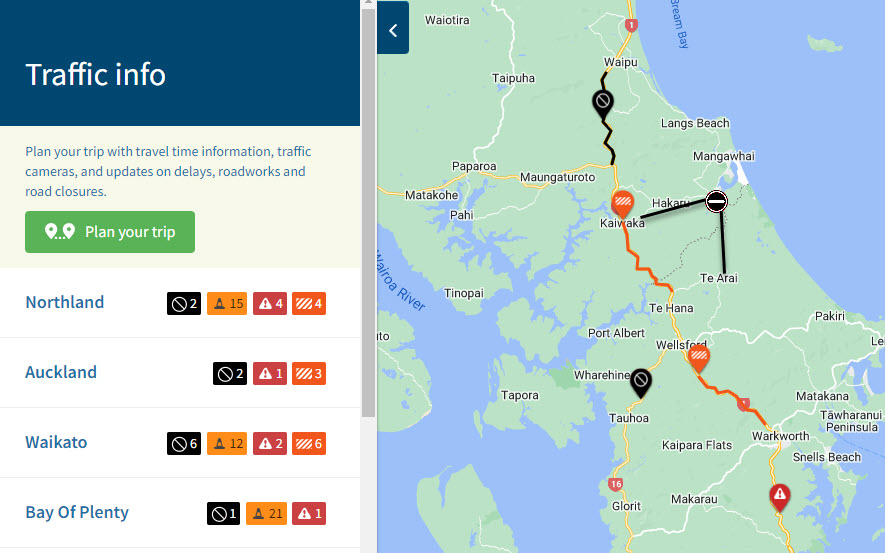 Waka Kotahi NZTA Auckland & Northland on Twitter "SH1 is OPEN through