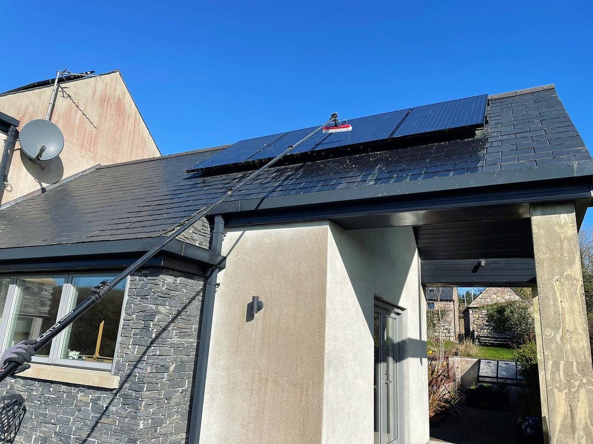 Our Cleaning Partner did a fantastic job on these windows (and solar panels) leaving them sparkling. Our new window cleaning subscription service is available on 4, 6 &amp; 12 week options available 🏡 Go to kollect.ie to find out more 🐿️ #windowcleaning #homeservices