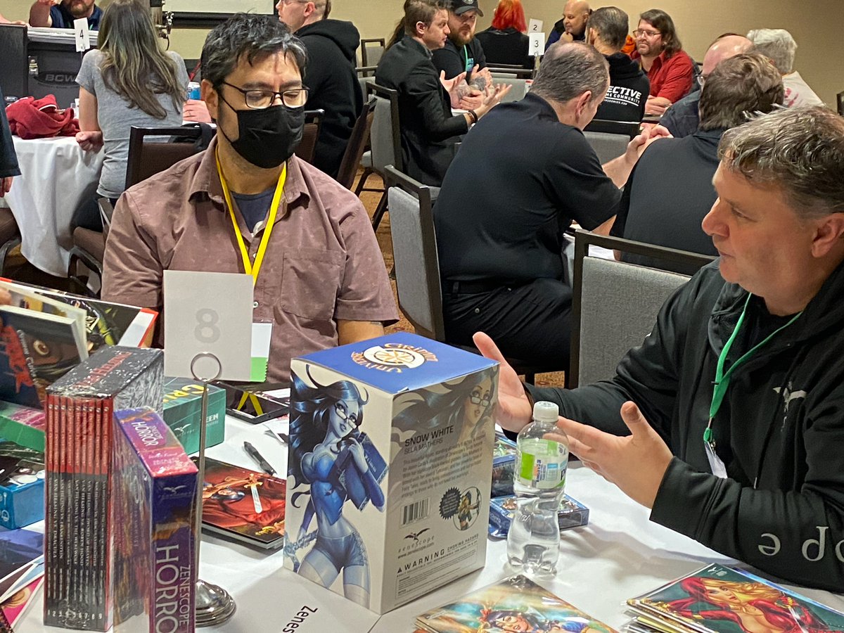 Zenescope's tweet image. Zenescope is at @comicspro Table 8 with new product to share! Come stop by!

#ComicsPro #ComicsPro2023
zenescope.com