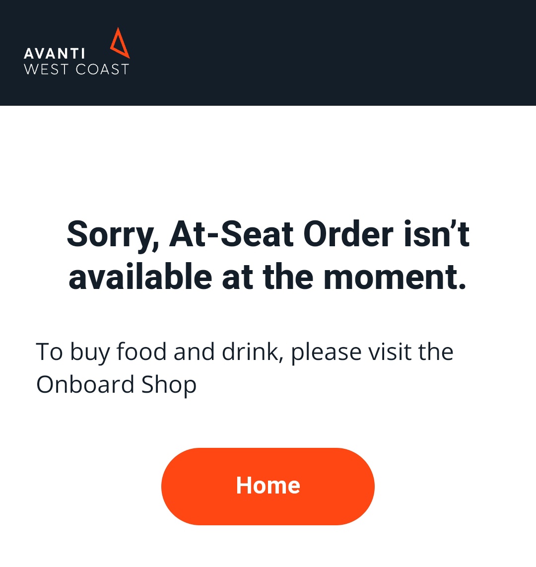 samdrewjones's tweet photo. @AvantiWestCoast: "Feeling peckish?"
Me: You bet! There's no food or drink in sight on this train and it wasn't mentioned before boarding. https://t.co/eL02xoi5Ac