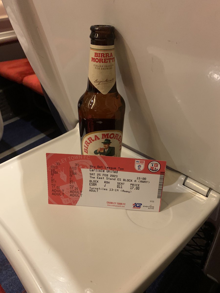 Away days continue.. Promotion push in full swing.. Crawley Away 🔵⚪️ #UTB <a href="/officialcufc/">Carlisle United</a>