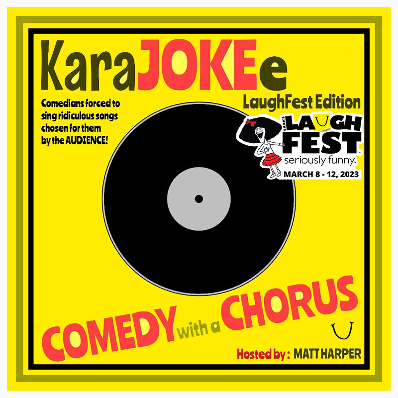 Have you ever wondered what it’s like to see a comedian lose their confidence on stage after the first note of a song rings out? KaraJOKEe returns to LaughFest this year by blending comedy with karaoke. Get your tickets at laughfestgr.org/karajokee.