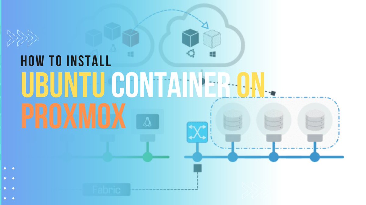 PedroRBhat's tweet image. To install an Ubuntu container on Proxmox, you can follow these steps.
#proxmox #ubuntu #linuxcontainer #linux #virtualenvironment #hypervisor 

 youtu.be/7HOgb7pO460 via @YouTube